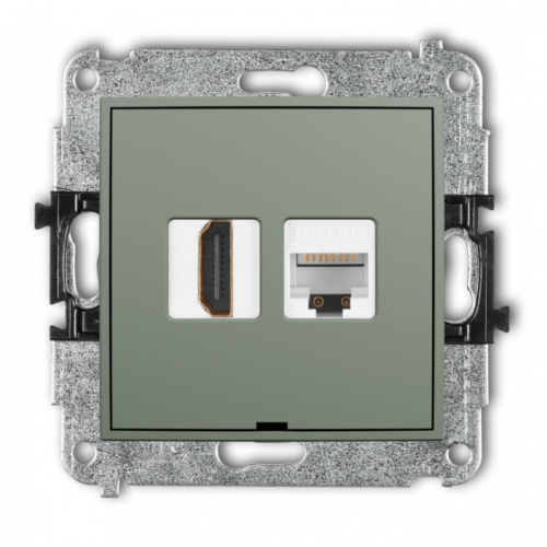 Karlik MINI Gniazdo HDMI 2.0 4K + gniazdo komputerowe RJ45 kat.6A szałwiowy 61MGHKBO-46A - przechwytywanie[147].png